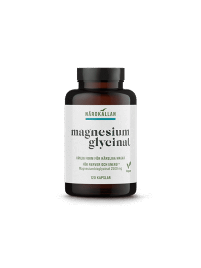 Magnesiumglycinat – 120 kapslar